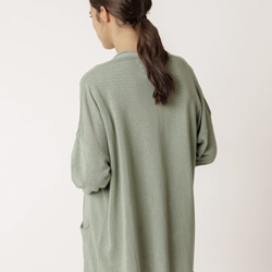 Chaqueta Indi & Cold FG536 TOP CHAQUETA TINTE EN PRENDA verde salvia - Imagen 2