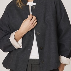 CHAQUETA Indi & Cold REF. NJ292 Bajo engomado gris marengo - Imagen 2