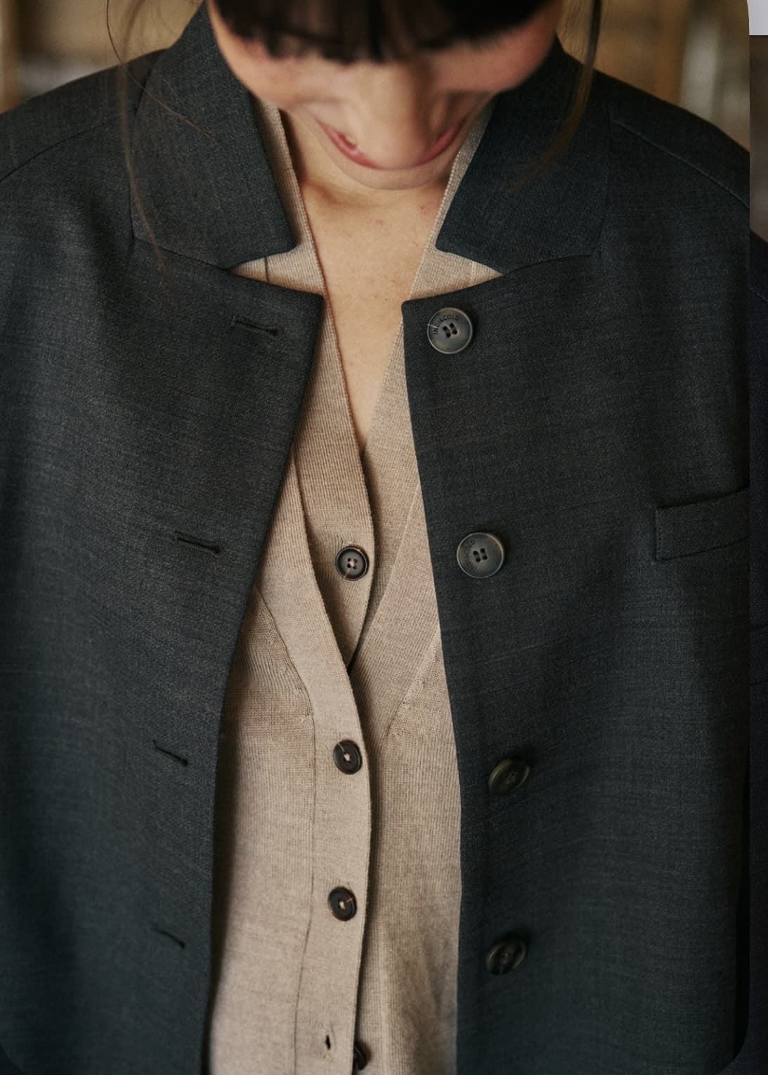 CHAQUETA Indi & Cold REF. NJ292 Bajo engomado gris marengo - Imagen 5
