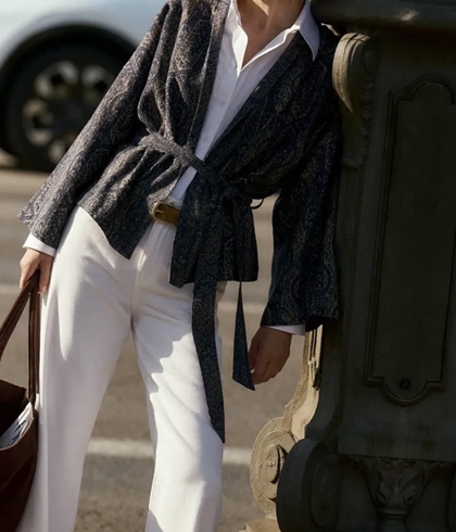 Chaqueta Kimono ese O ese Ref.: 305617-1160 // KIMONO.SIRACUSA - Imagen 2