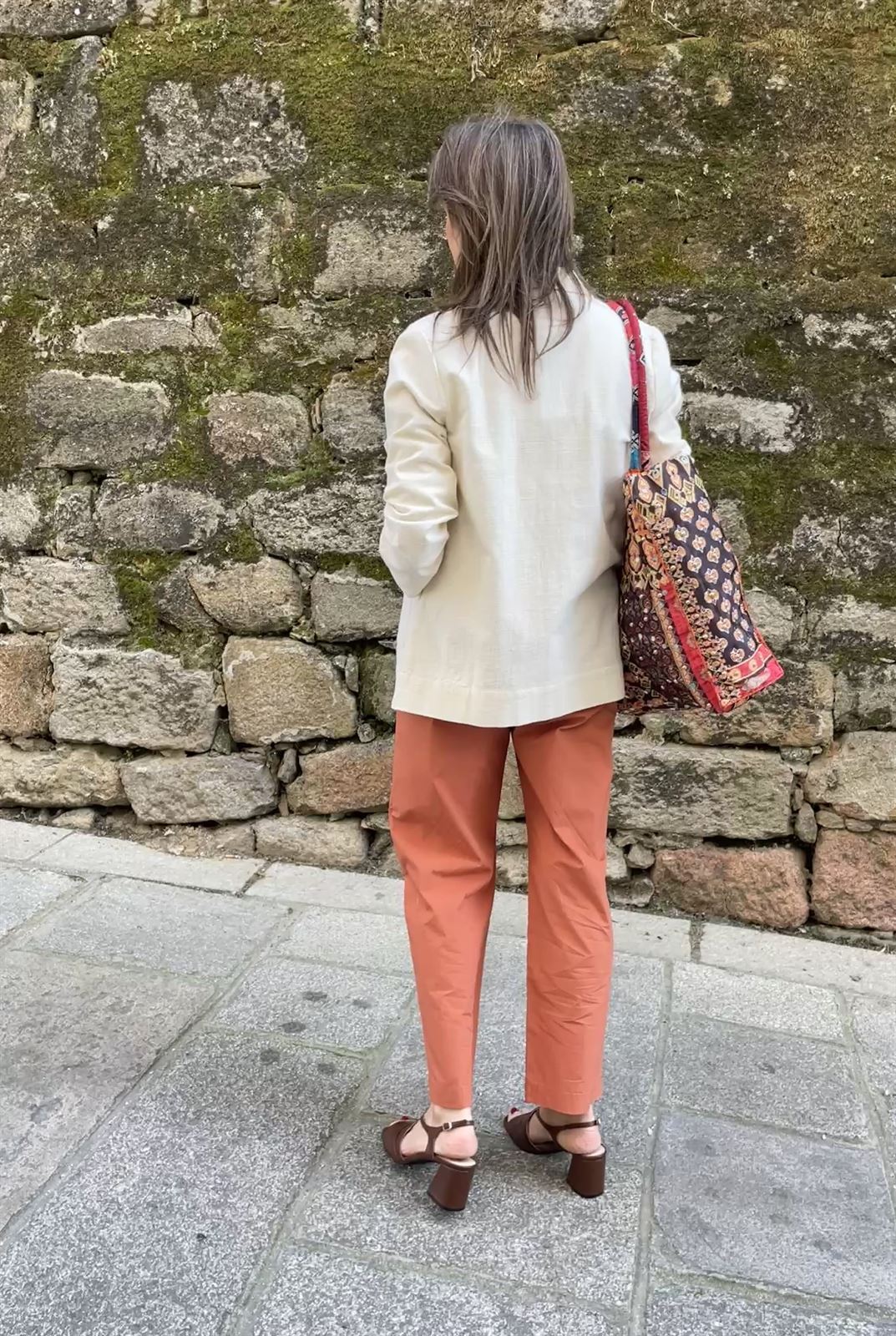 Chaqueta Nice Things bordados pacific cruda - Imagen 2