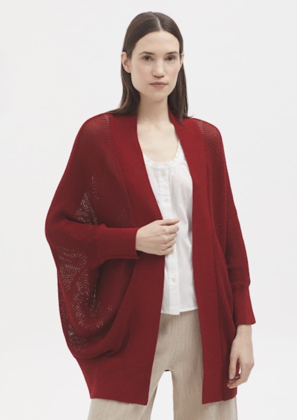 Chaqueta Nice Things manga murciélago punto roja - Imagen 2