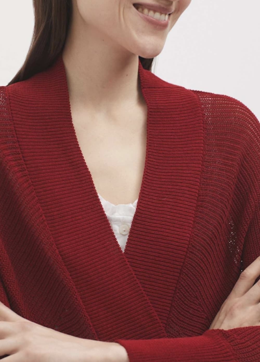 Chaqueta Nice Things manga murciélago punto roja - Imagen 3