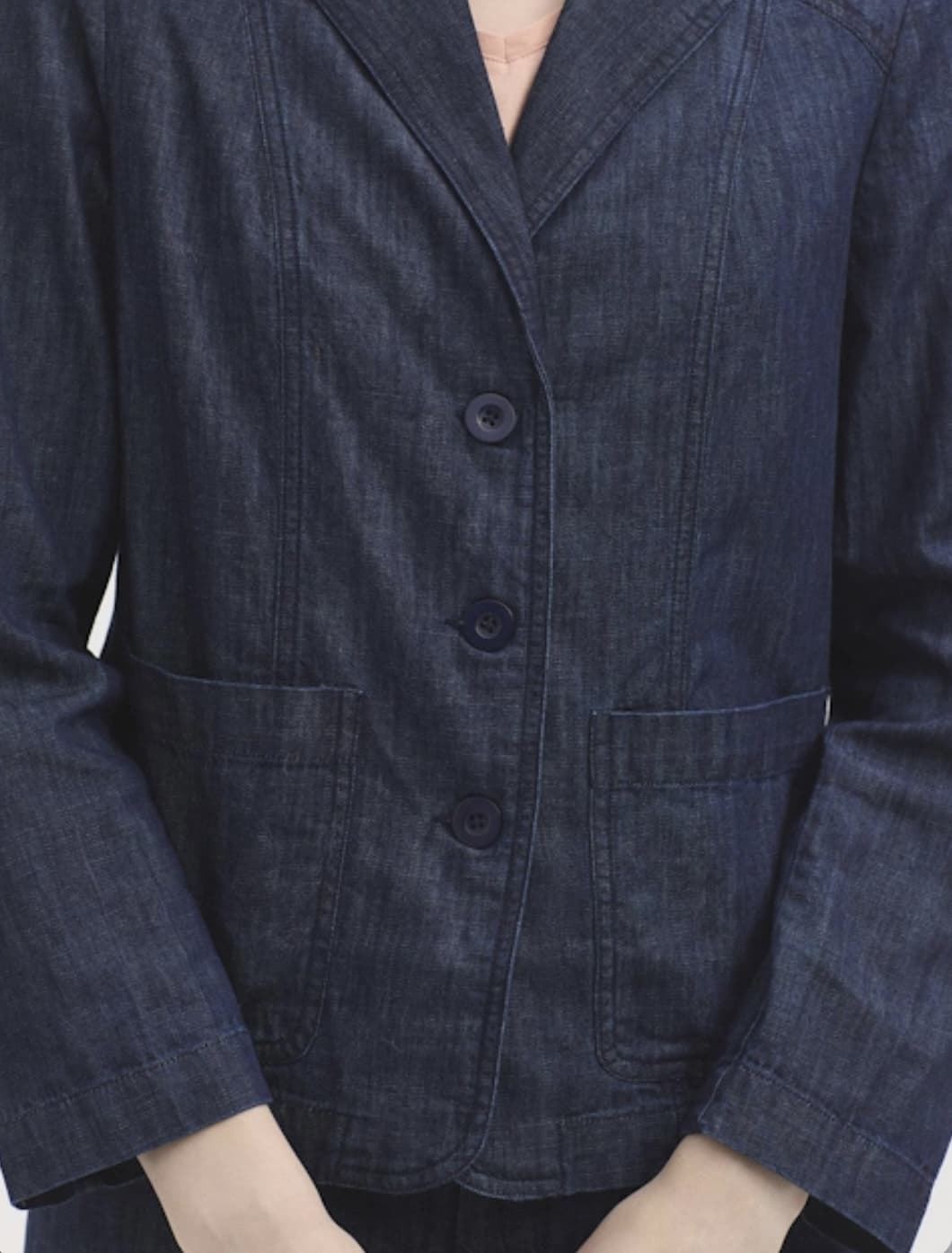 Chaqueta Nice Things vaquero wide fit azul oscuro - Imagen 2