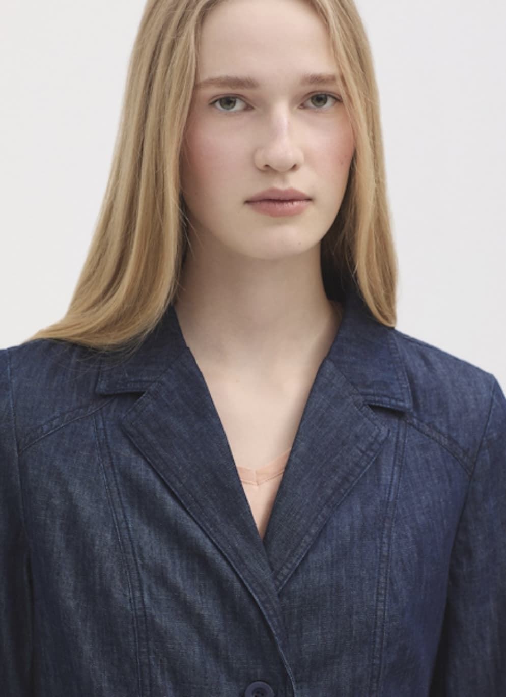Chaqueta Nice Things vaquero wide fit azul oscuro - Imagen 4