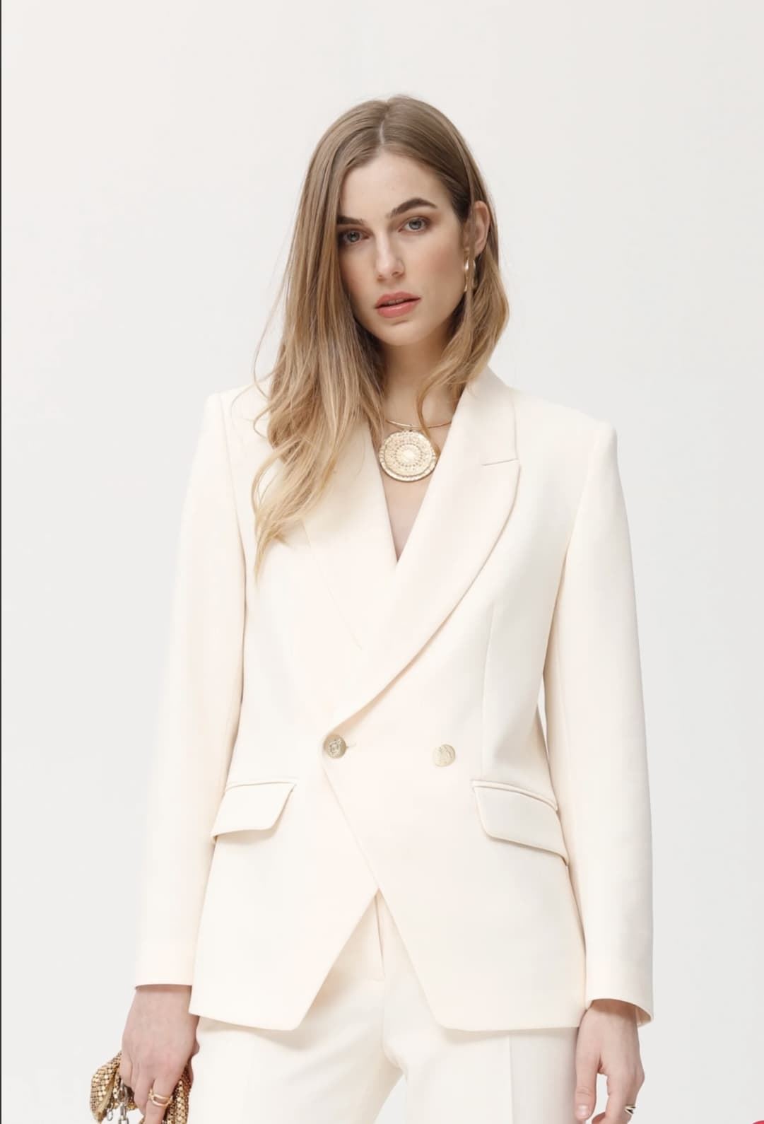 Chaqueta OKY 1105 Cluda Plana Stretch Cruda - Imagen 1