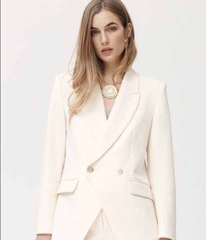 Chaqueta OKY 1105 Cluda Plana Stretch Cruda - Imagen 1