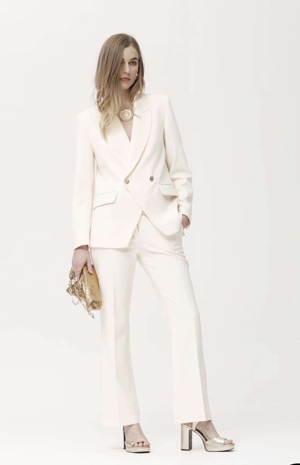 Chaqueta OKY 1105 Cluda Plana Stretch Cruda - Imagen 4