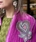 Chaqueta Oky asimetrica terciopelo fucsia - Imagen 1