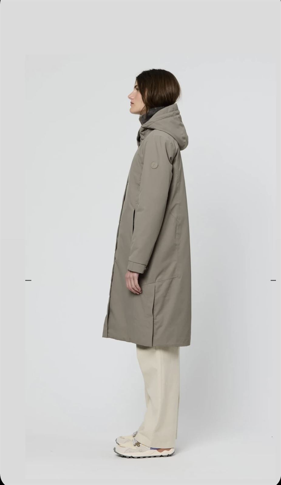 Chaqueta TANTÄ GEL Winter Twig gris topo - Imagen 1