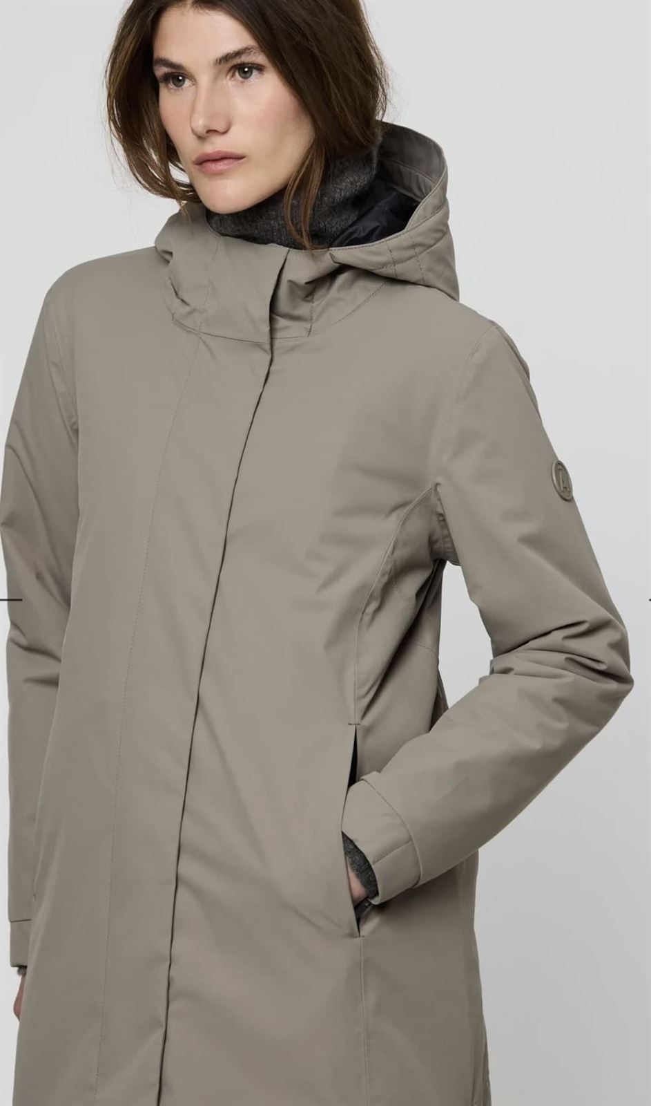 Chaqueta TANTÄ GEL Winter Twig gris topo - Imagen 12