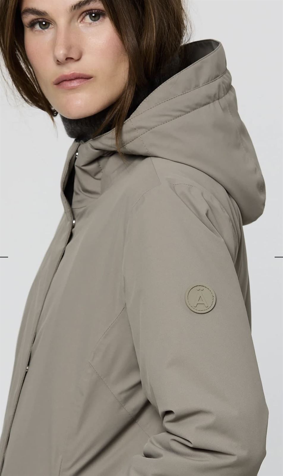 Chaqueta TANTÄ GEL Winter Twig gris topo - Imagen 6