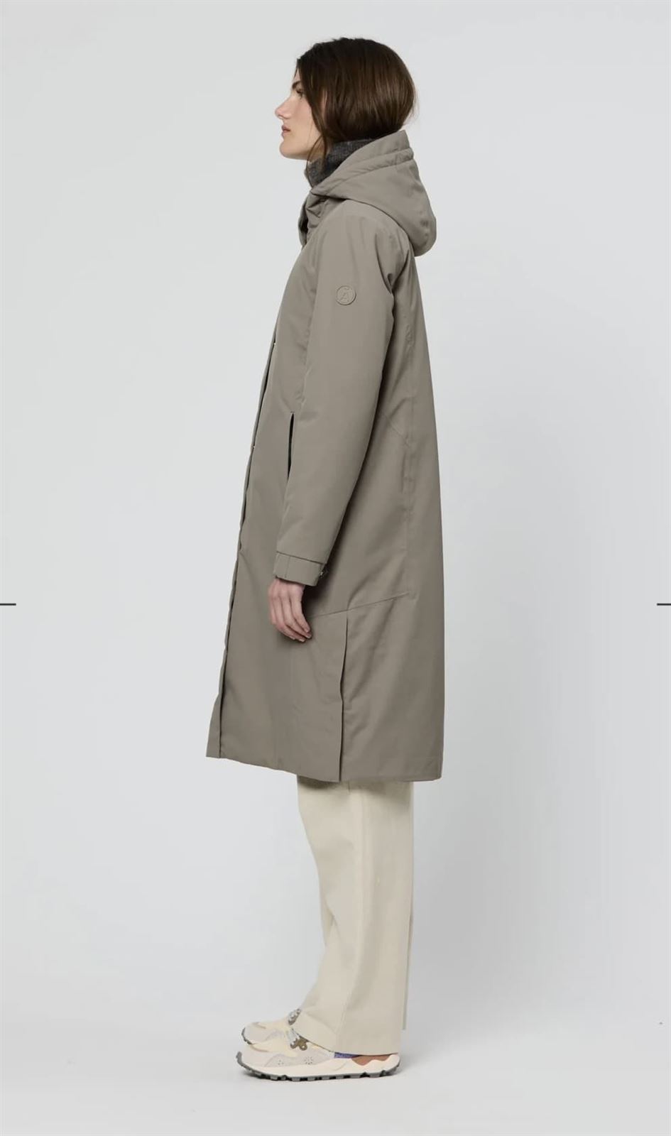 Chaqueta TANTÄ GEL Winter Twig gris topo - Imagen 9