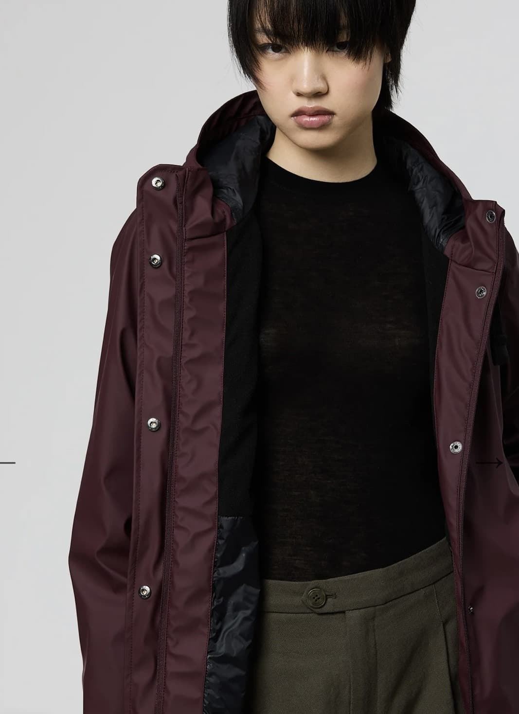 Chaqueta TANTÄ SNOW FIG berenjena - Imagen 3