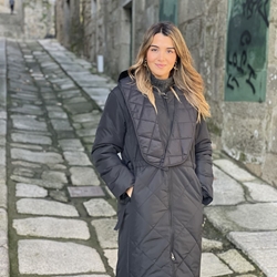 CHAQUETA YERSE ACOLCHADA WATER REPELLENT NEGRO Ref. 41616 - Imagen 1