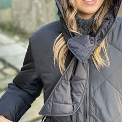 CHAQUETA YERSE ACOLCHADA WATER REPELLENT NEGRO Ref. 41616 - Imagen 2