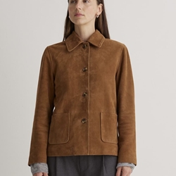 Chaqueta Yerse Ante camel 100% piel - Imagen 2