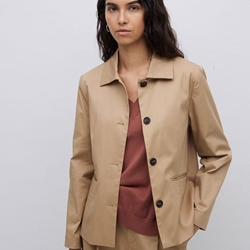 CHAQUETA Yerse TEJIDO GABARDINA CAMEL - Imagen 2