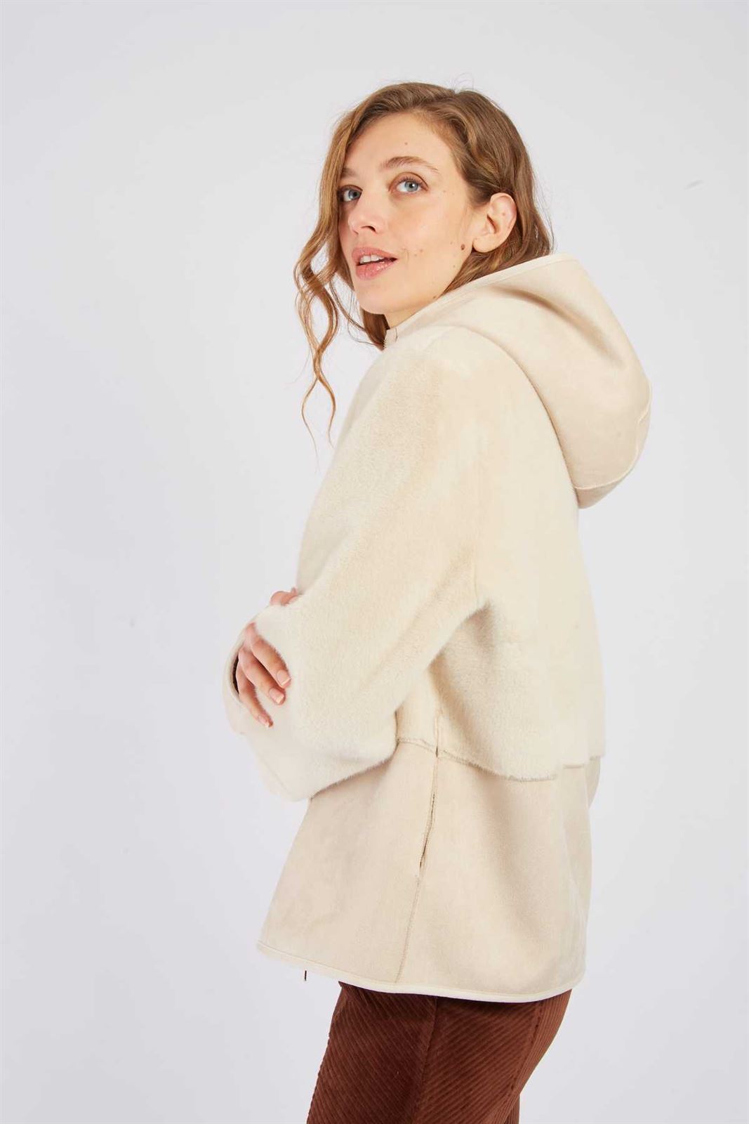 Chaquetón Angari RECITAL VESTE crudo - Imagen 1