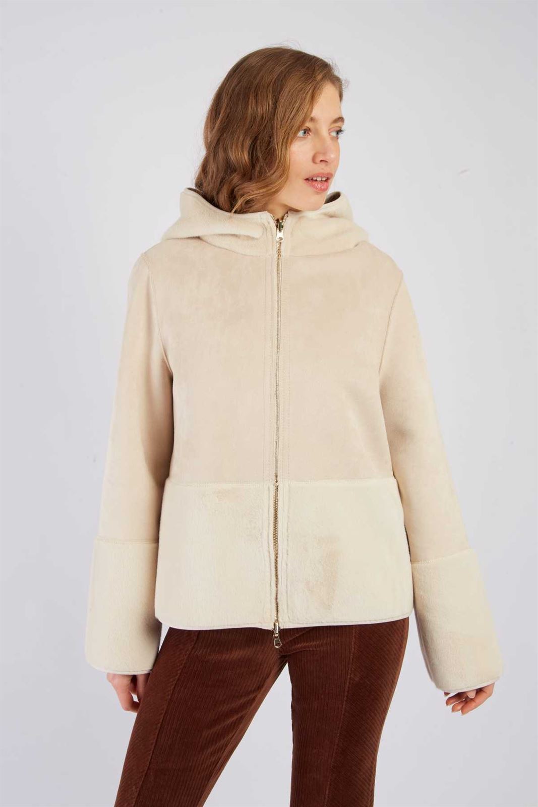 Chaquetón Angari RECITAL VESTE crudo - Imagen 4