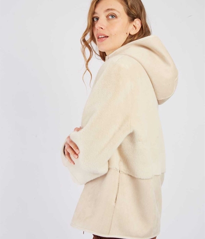 Chaquetón DERHY RECITAL VESTE crudo - Imagen 1