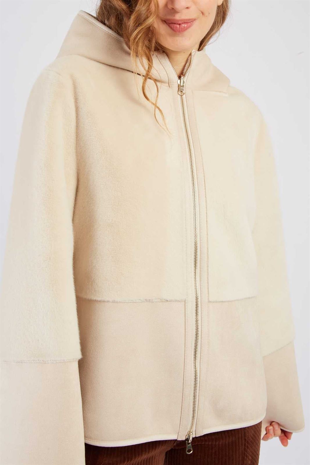 Chaquetón DERHY RECITAL VESTE crudo - Imagen 3