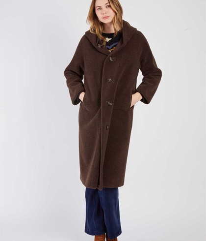 Chaquetón Derhy REVUS VESTE Reversible marrón chocolate - Imagen 1