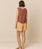 Crop top Indi & Cold 222 cuadro ventana chocolate - Imagen 2