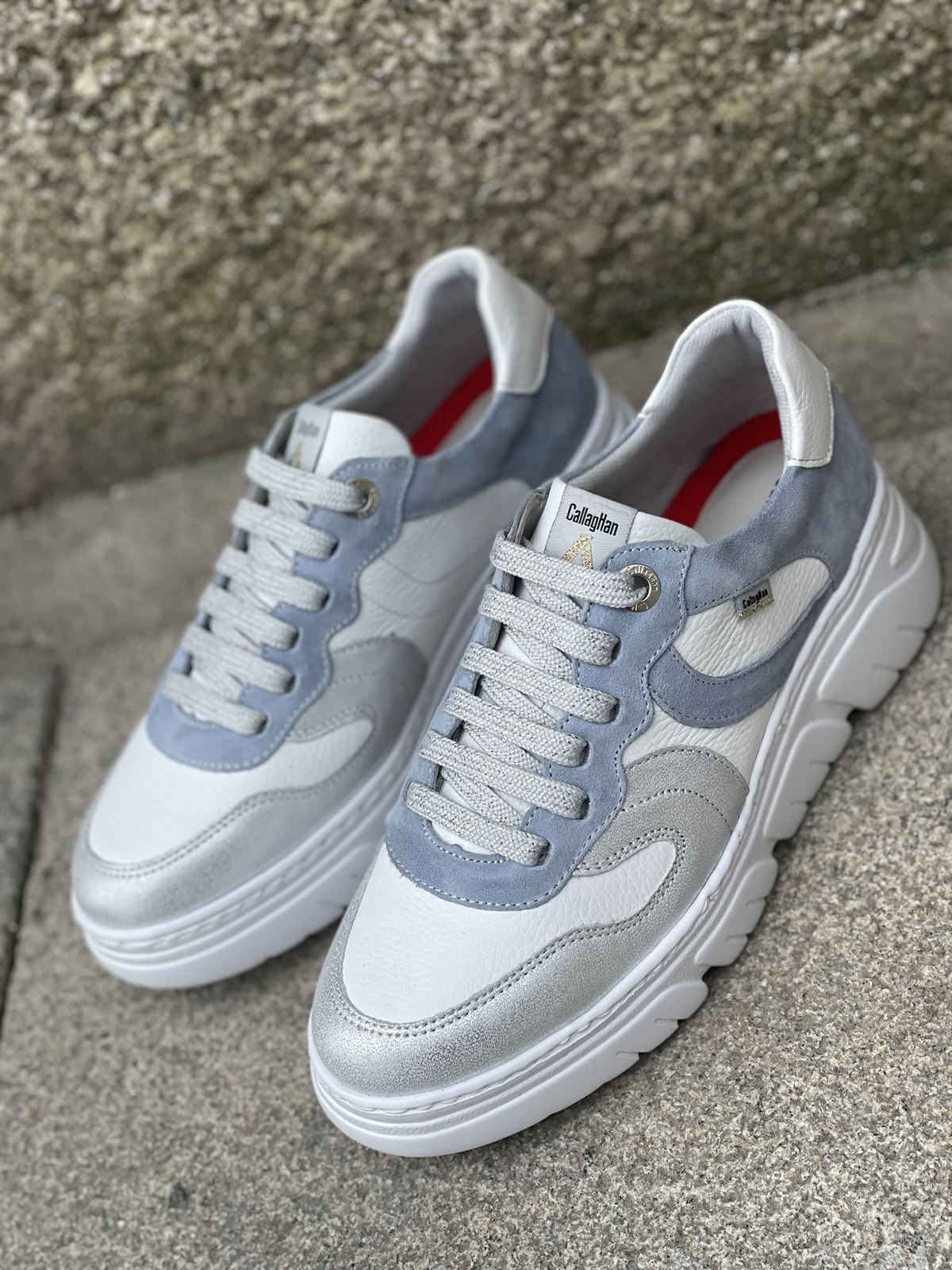Deportiva 51809 | Baccara spice silver Gris Blanco Azul - Imagen 1