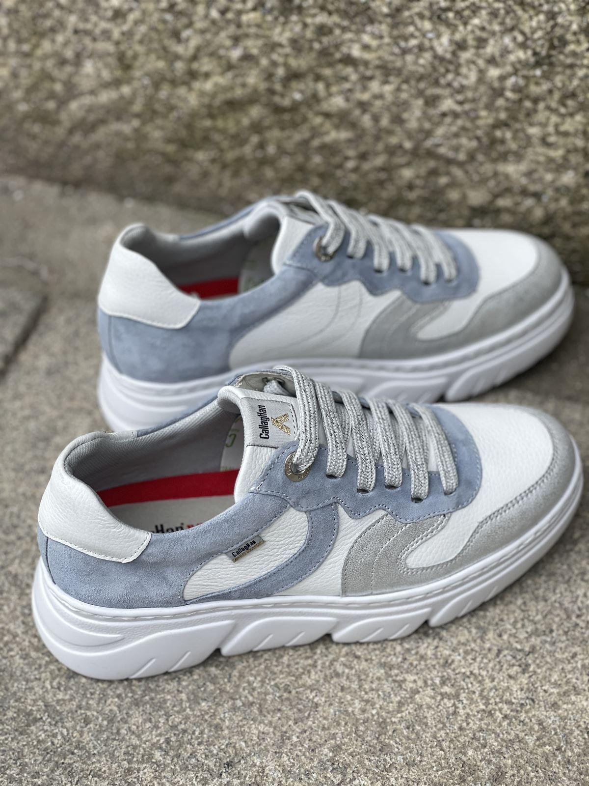 Deportiva 51809 | Baccara spice silver Gris Blanco Azul - Imagen 2