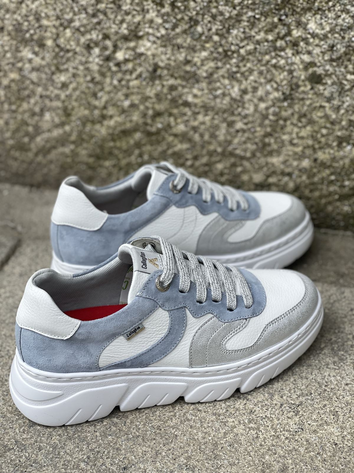 Deportiva 51809 | Baccara spice silver Gris Blanco Azul - Imagen 3