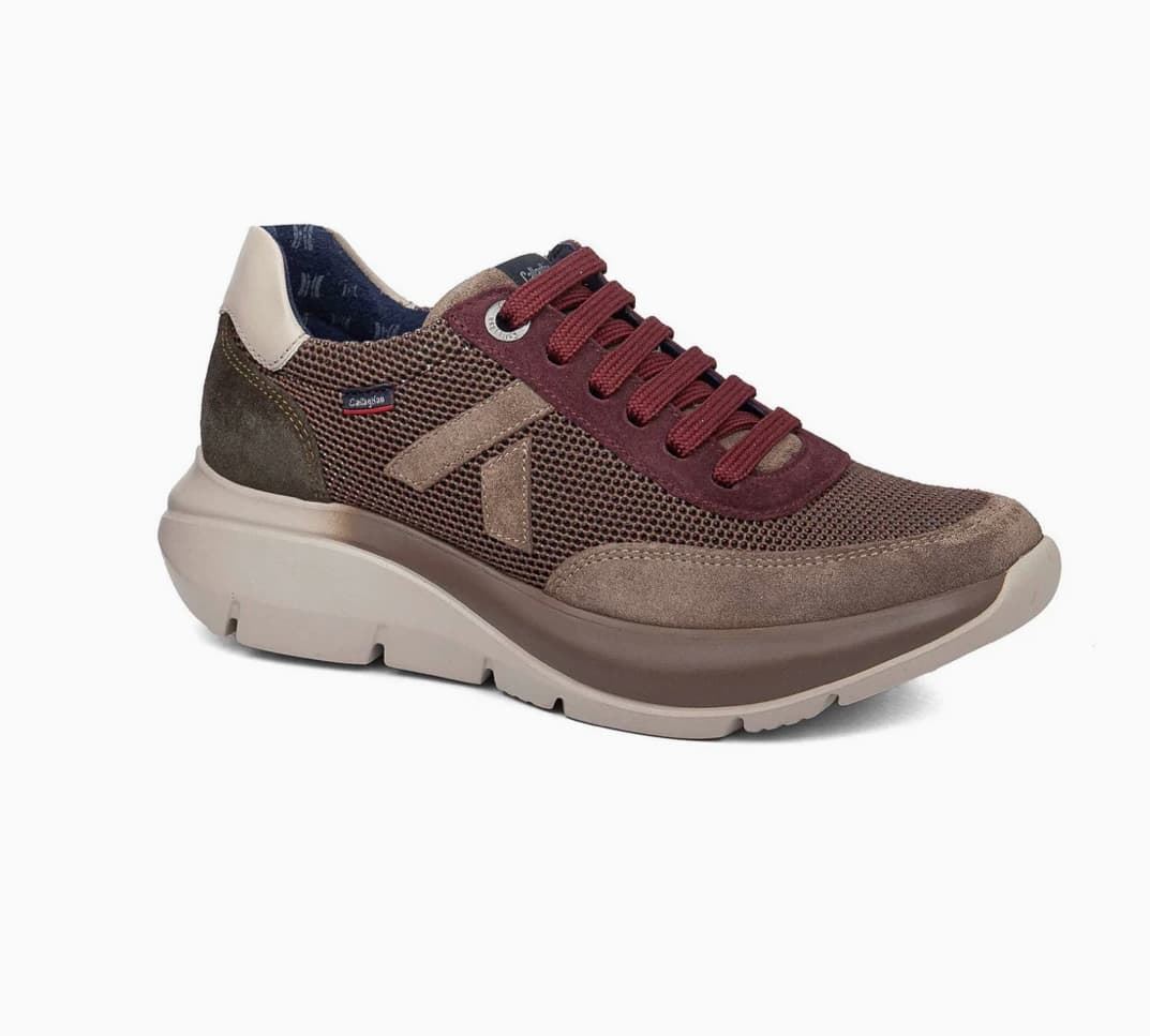 Deportiva Callaghan 62400 Tuna trufa  Algoritmo Sra Marron Rojo - Imagen 2