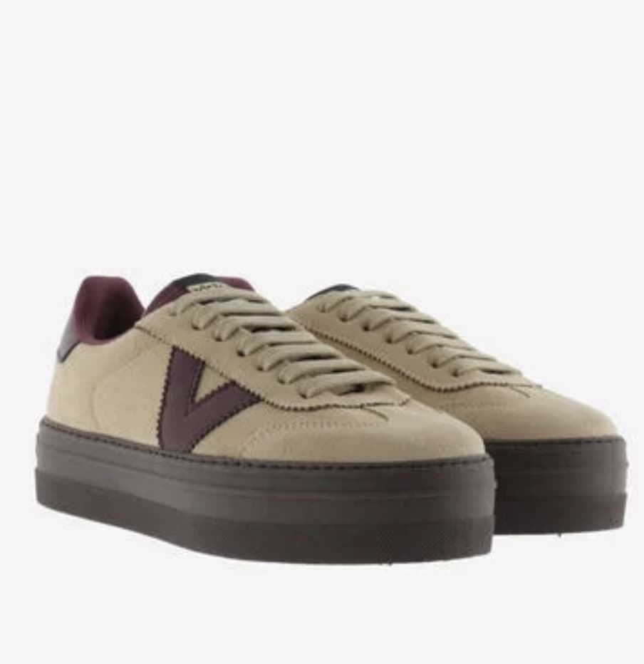 Deportiva VICTORIA 1092177 serraje beige - Imagen 1