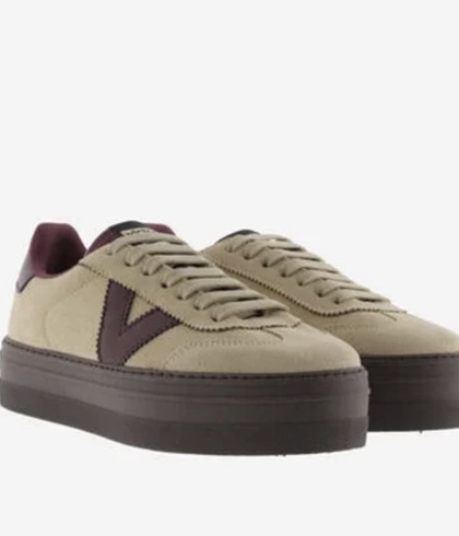 Deportiva VICTORIA 1092177 serraje beige - Imagen 1