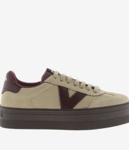 Deportiva VICTORIA 1092177 serraje beige - Imagen 2