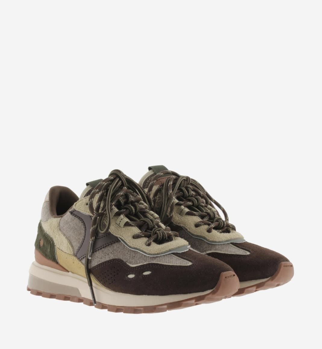 Deportiva VICTORIA 1156117 LUNA MULTIMATERIAL Marrón Choco - Imagen 2