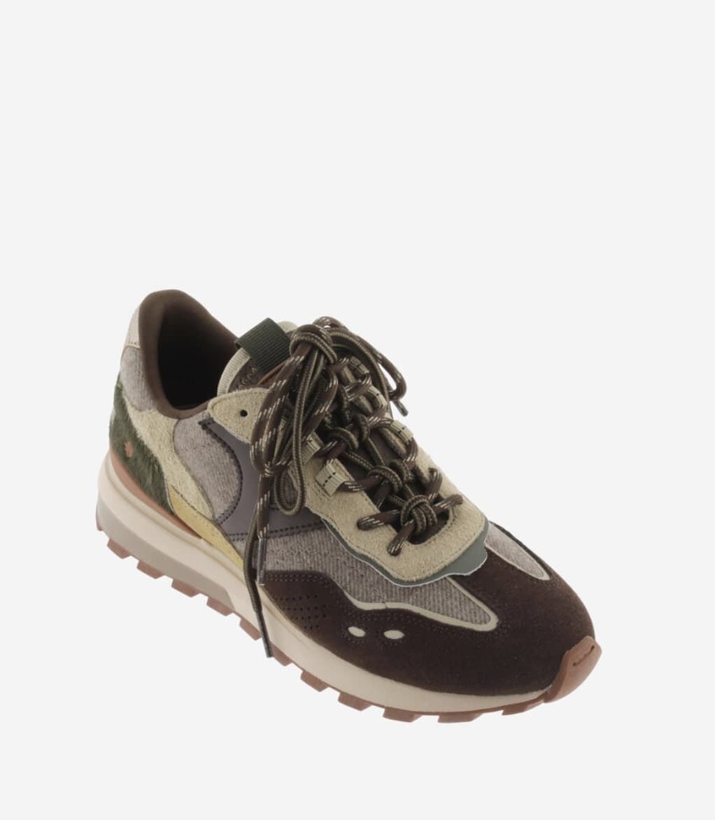 Deportiva VICTORIA 1156117 LUNA MULTIMATERIAL Marrón Choco - Imagen 4