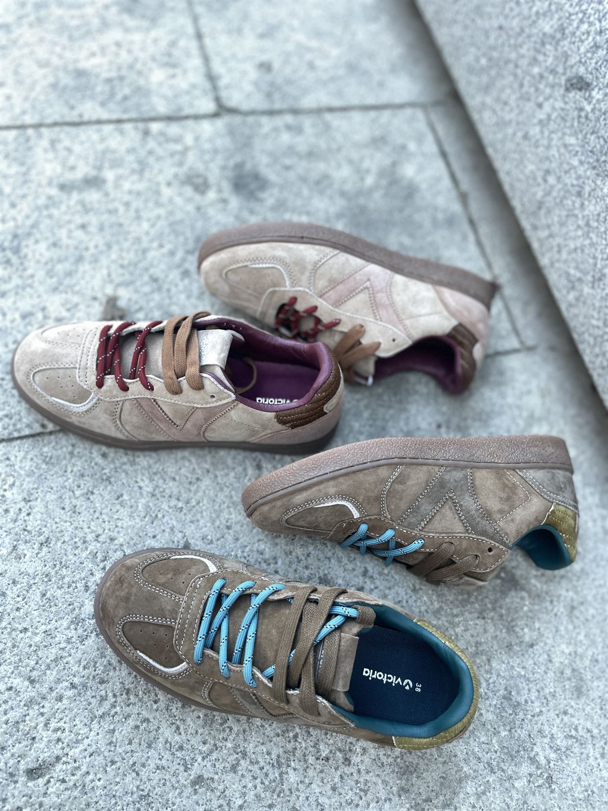 Deportiva VICTORIA 1267100 LONDRES SERRAJE Taupe - Imagen 4