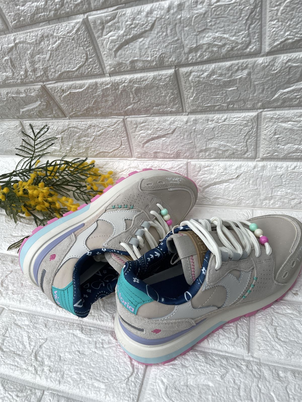 Deportiva VICTORIA LUNA abalorios  multicolor - Imagen 2