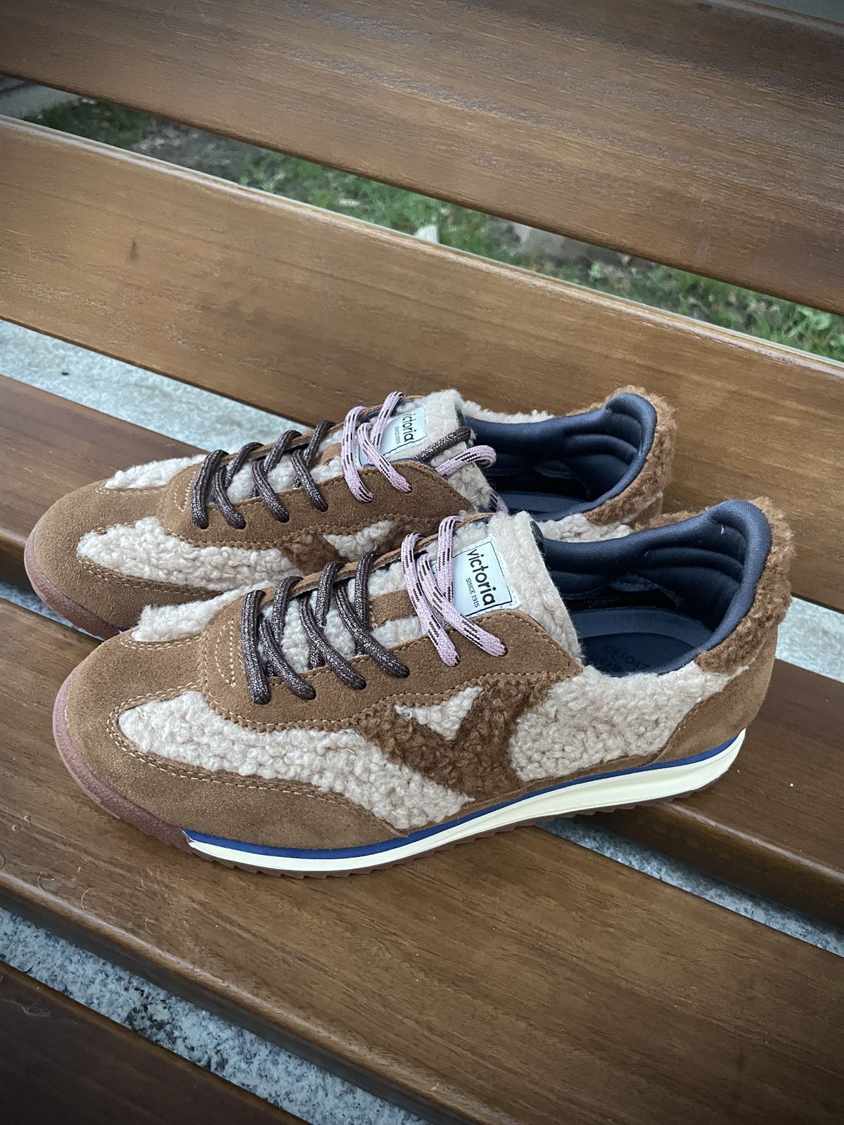 Deportiva VICTORIA SATURNO 1158120 BORREGUITO & SERRAJE Beige - Imagen 5