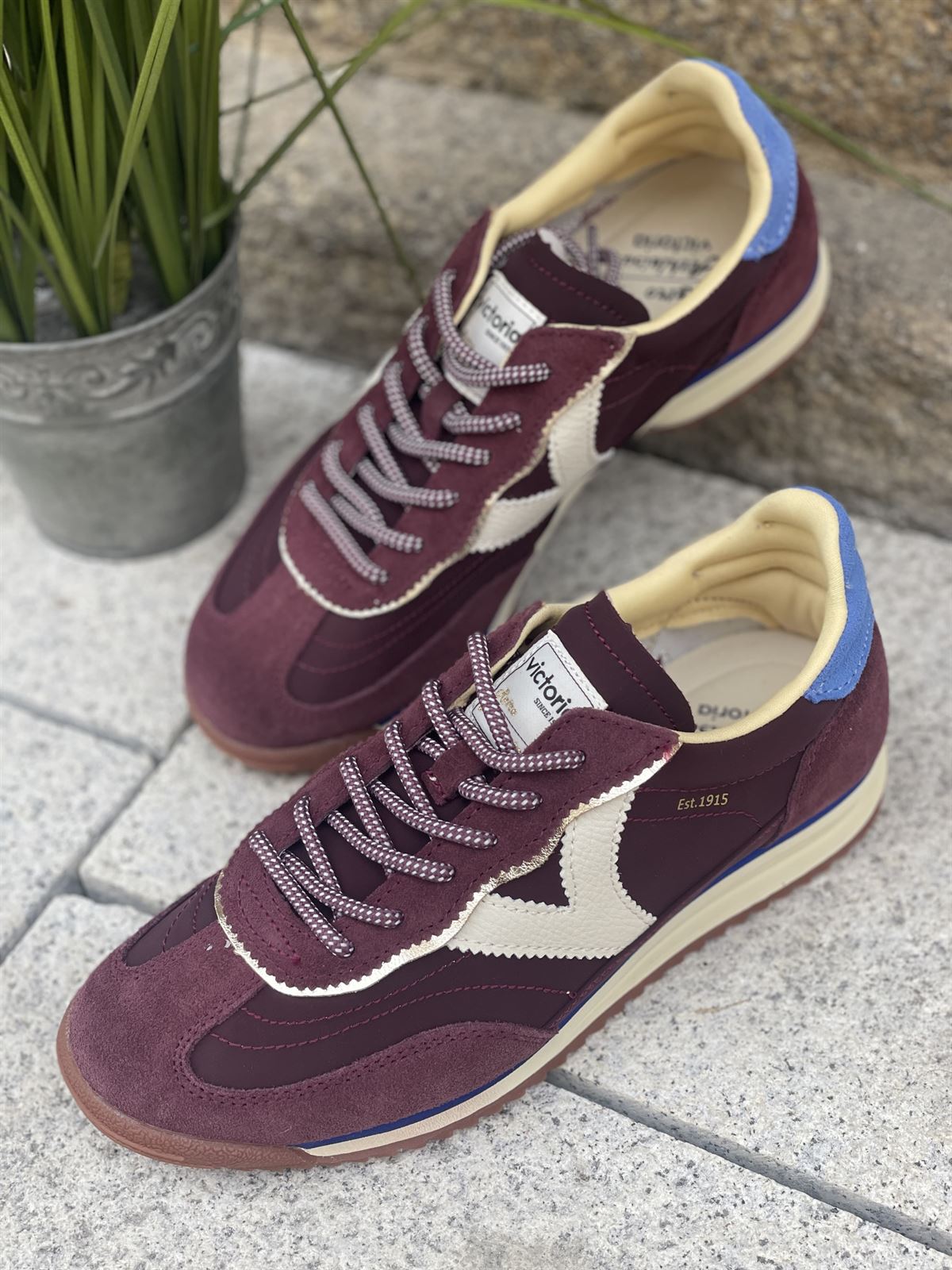 Deportiva VICTORIA SATURNO NYLON & SERRAJE 1158101-41 BURDEOS - Imagen 1