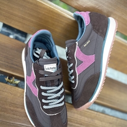 Deportiva VICTORIA SATURNO NYLON & SERRAJE 1158113 Marrón - Imagen 2