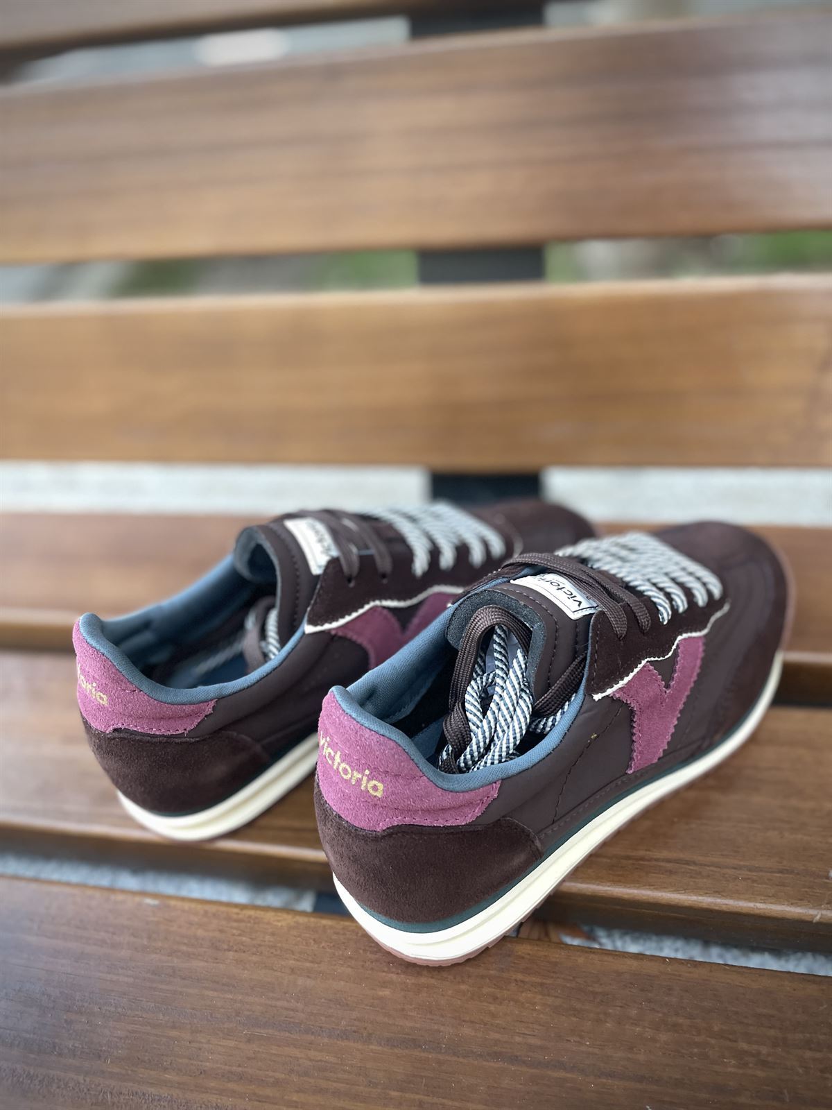 Deportiva VICTORIA SATURNO NYLON & SERRAJE 1158113 Marrón - Imagen 4