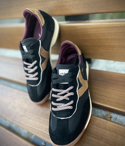 Deportiva VICTORIA SATURNO NYLON & SERRAJE 1158113 Negro - Imagen 2