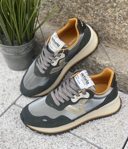 Deportiva VICTORIA VIENTO NYLON METAL & SERRAJE 1157115-65 kaki - Imagen 2