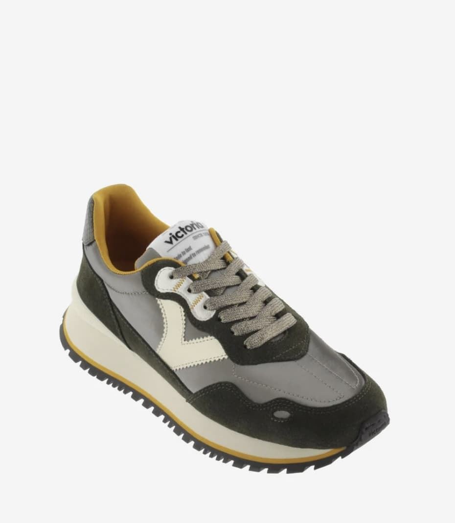 Deportiva VICTORIA VIENTO NYLON METAL & SERRAJE 1157115-65 kaki - Imagen 4