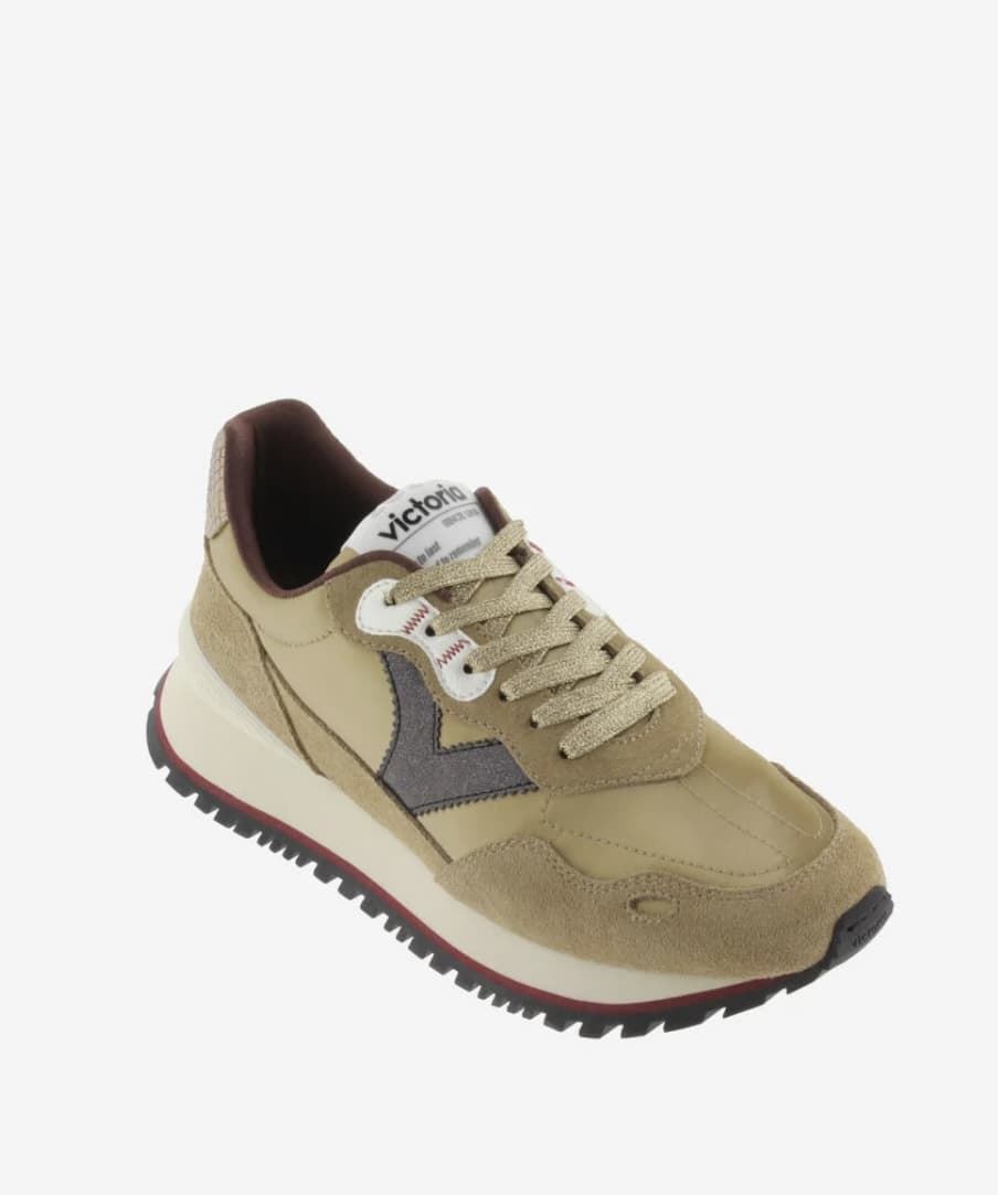 Deportiva VICTORIA VIENTO NYLON METAL & SERRAJE 1157115-65 ORO - Imagen 5