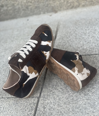 Deportivas Nemonic 2487 vóley marrón/vaca - Imagen 1