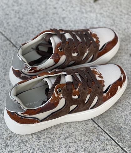 Deportivas NOA HARMON BRAVA blanca y print - Imagen 2