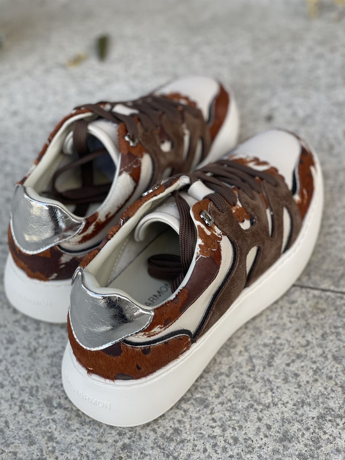 Deportivas NOA HARMON BRAVA blanca y print - Imagen 5
